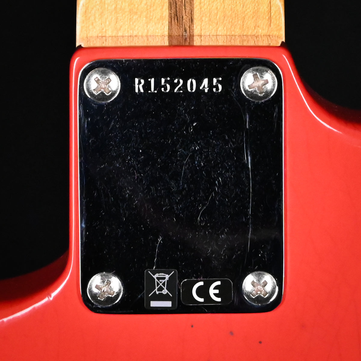 Fender Custom Shop Deluxe Stratocaster w/ Seymour Duncan SH4B Humbucker, Relic/ Closet Classic Hardware- Aged Fiesta Red 2026 (R152045)