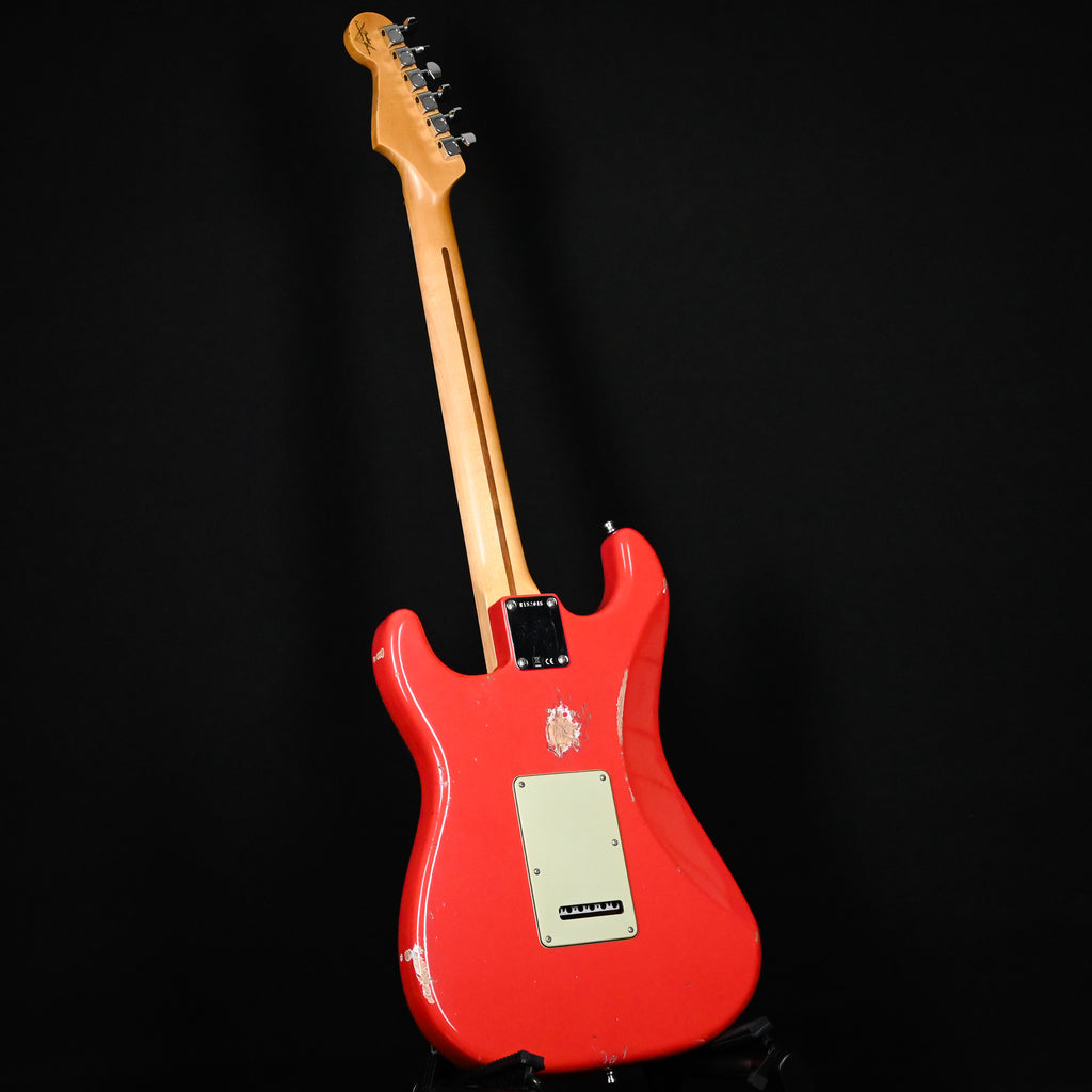 Fender Custom Shop Deluxe Stratocaster w/ Seymour Duncan SH4B Humbucker, Relic/ Closet Classic Hardware- Aged Fiesta Red 2026 (R152045)