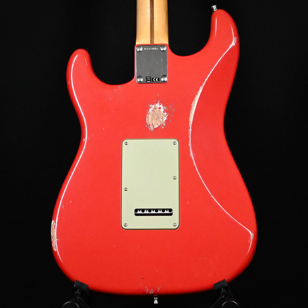 Fender Custom Shop Deluxe Stratocaster w/ Seymour Duncan SH4B Humbucker, Relic/ Closet Classic Hardware- Aged Fiesta Red 2026 (R152045)
