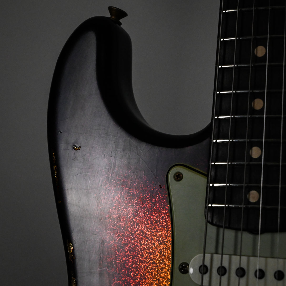 Fender Custom Shop '62 Stratocaster HSS w/ Painted Headcap, Relic- 3 Tone Sunburst Sparkle 2026 (R148504)