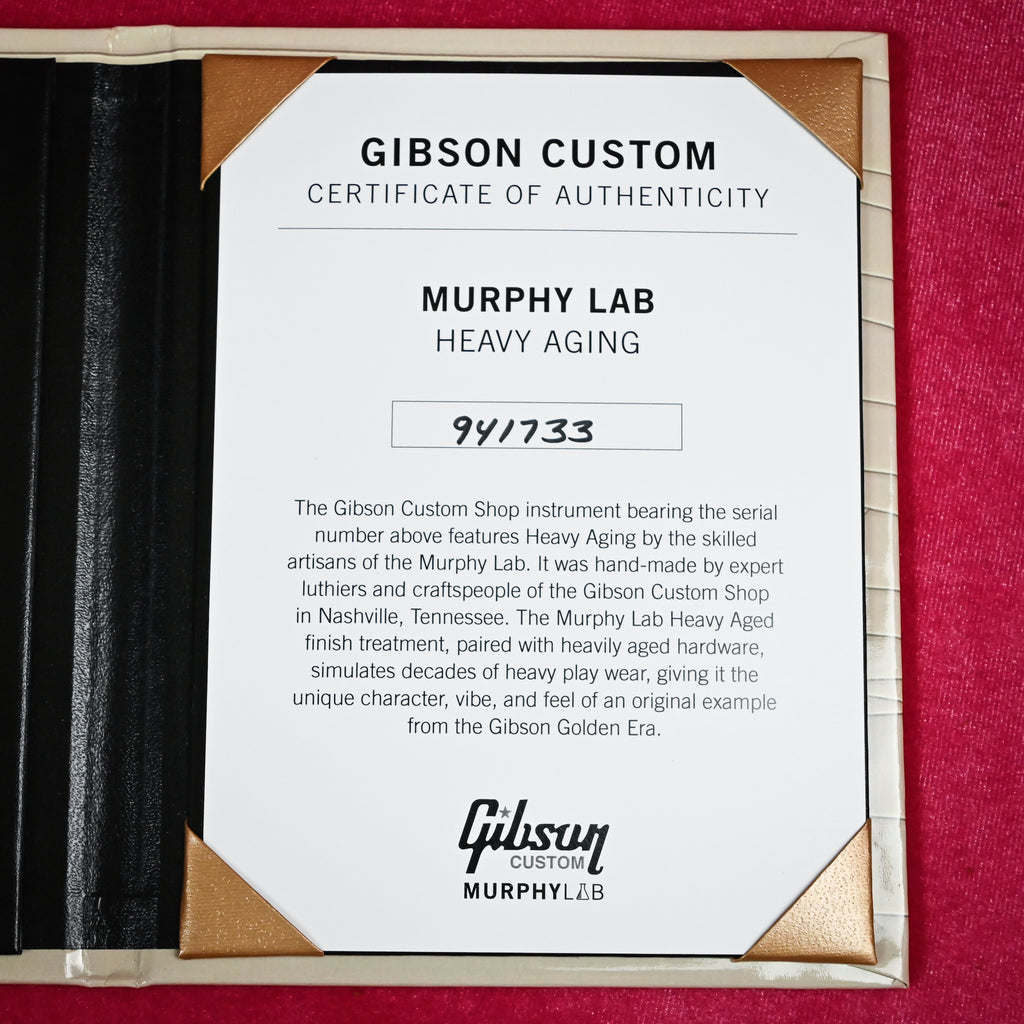 Gibson Custom 1959 Les Paul Standard Reissue Murphy Lab Heavy Aged Green Lemon Fade (941733)