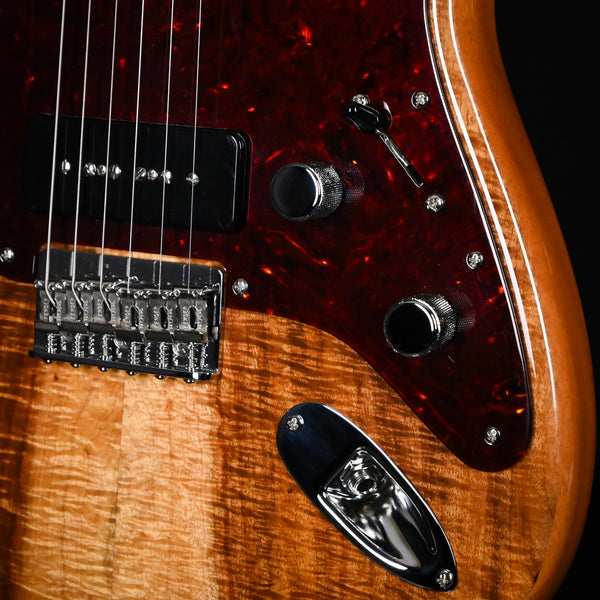 Fender Custom Shop Artisan Daul P-90 Koa Stratocaster NOS- Aged Natural 2024 (CZ578872)