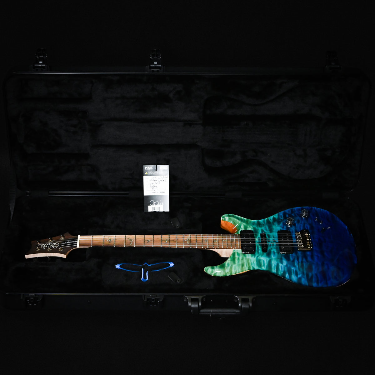 PRS Modern Eagle V Wood Library w/ 10-Top & Brazilian Rosewood Fingerboard Electric Guitar- Blue Fade 2026 (0431496)