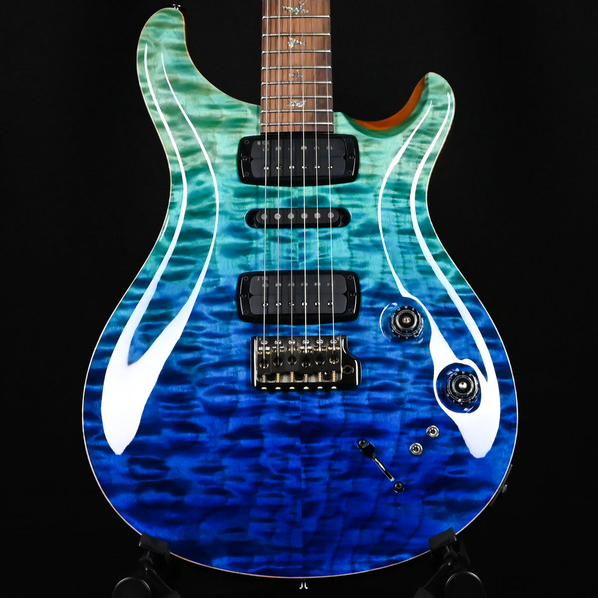 PRS Modern Eagle V Wood Library w/ 10-Top & Brazilian Rosewood Fingerboard Electric Guitar- Blue Fade 2026 (0431496)
