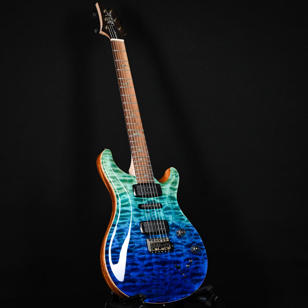 PRS Modern Eagle V Wood Library w/ 10-Top & Brazilian Rosewood Fingerboard Electric Guitar- Blue Fade 2026 (0431496)