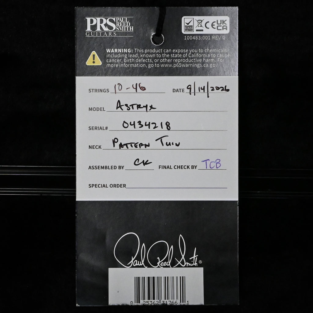 PRS Astryx Dany Villarreal Custom 24 Limited Edition w/ 10-Top Electric Guitar - Ocaso (Sunset) 2026 (0434218)