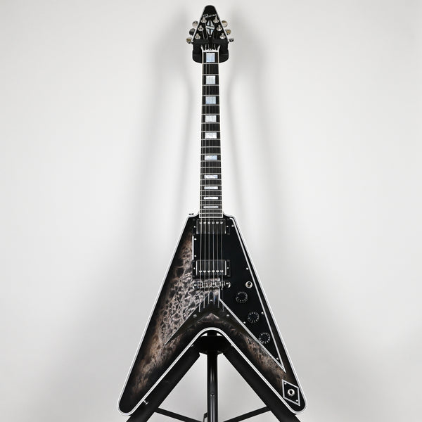 Gibson Custom M2M Flying V Custom Quilt Top Electric Guitar- Cobra Burst 2022 (CZ203454)