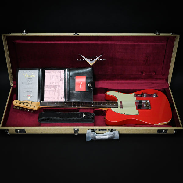 Fender Custom Shop '64 Telecaster Relic- Aged Fiesta Red 2024 (CZ582769)