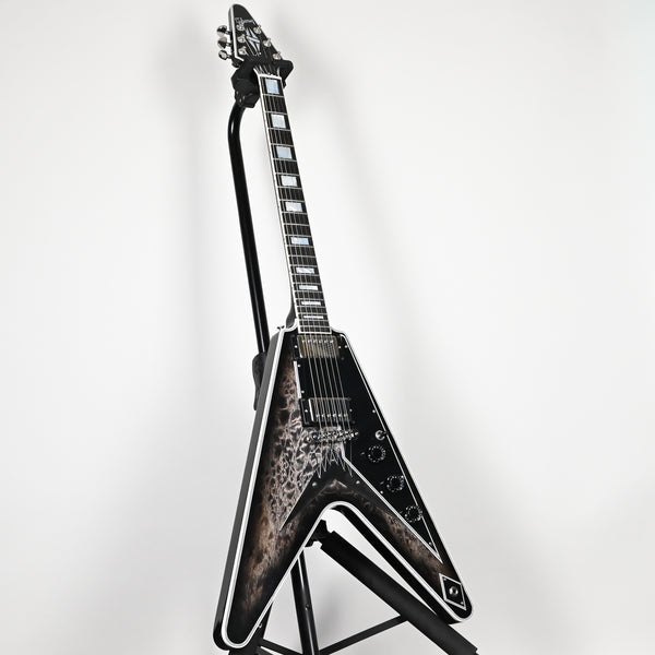 Gibson Custom M2M Flying V Custom Quilt Top Electric Guitar- Cobra Burst 2022 (CZ203454)
