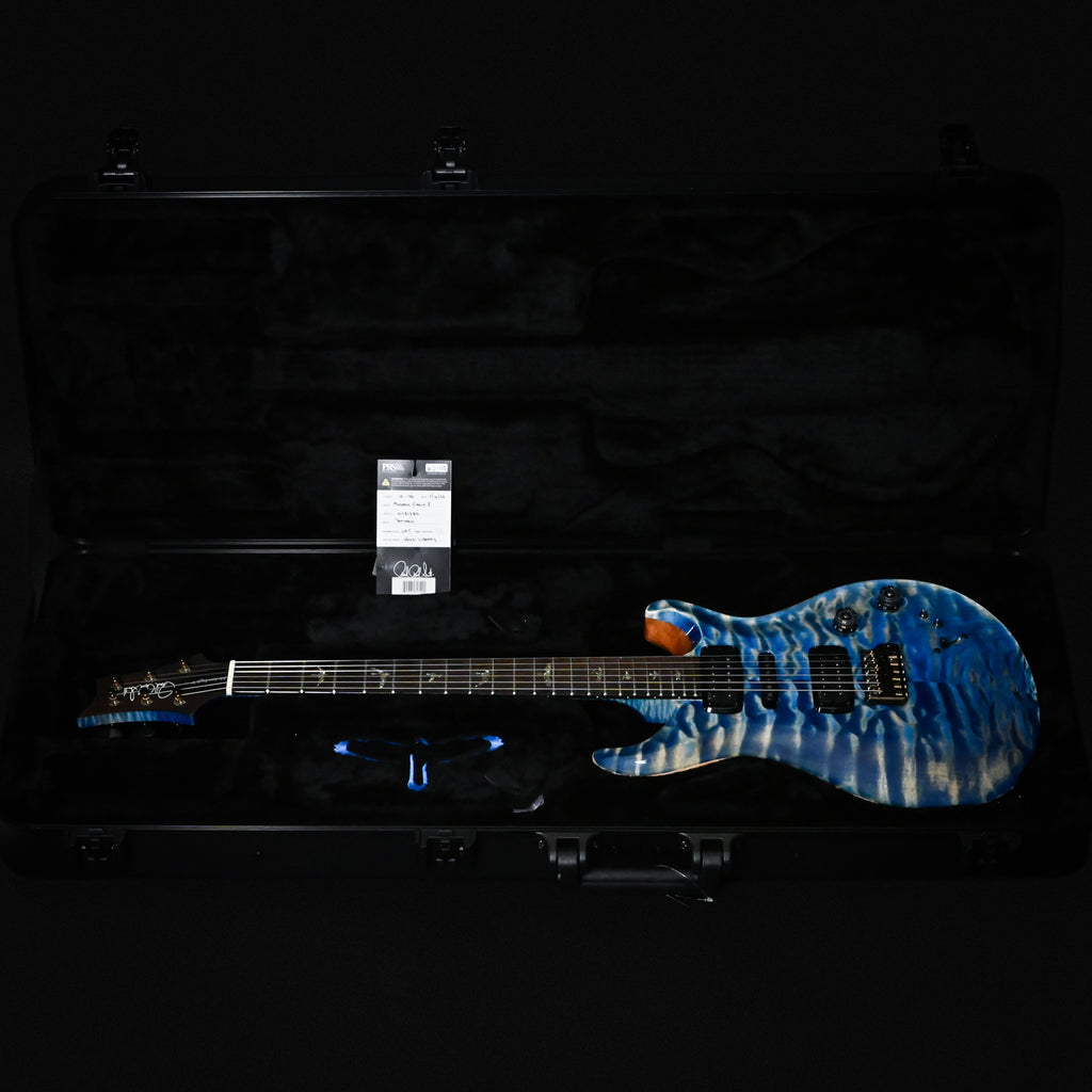 PRS Modern Eagle V Wood Library w/ 10-Top & Brazilian Rosewood Fingerboard Electric Guitar- Faded Blue Jean w/ Natural Back 2026 (0431580)