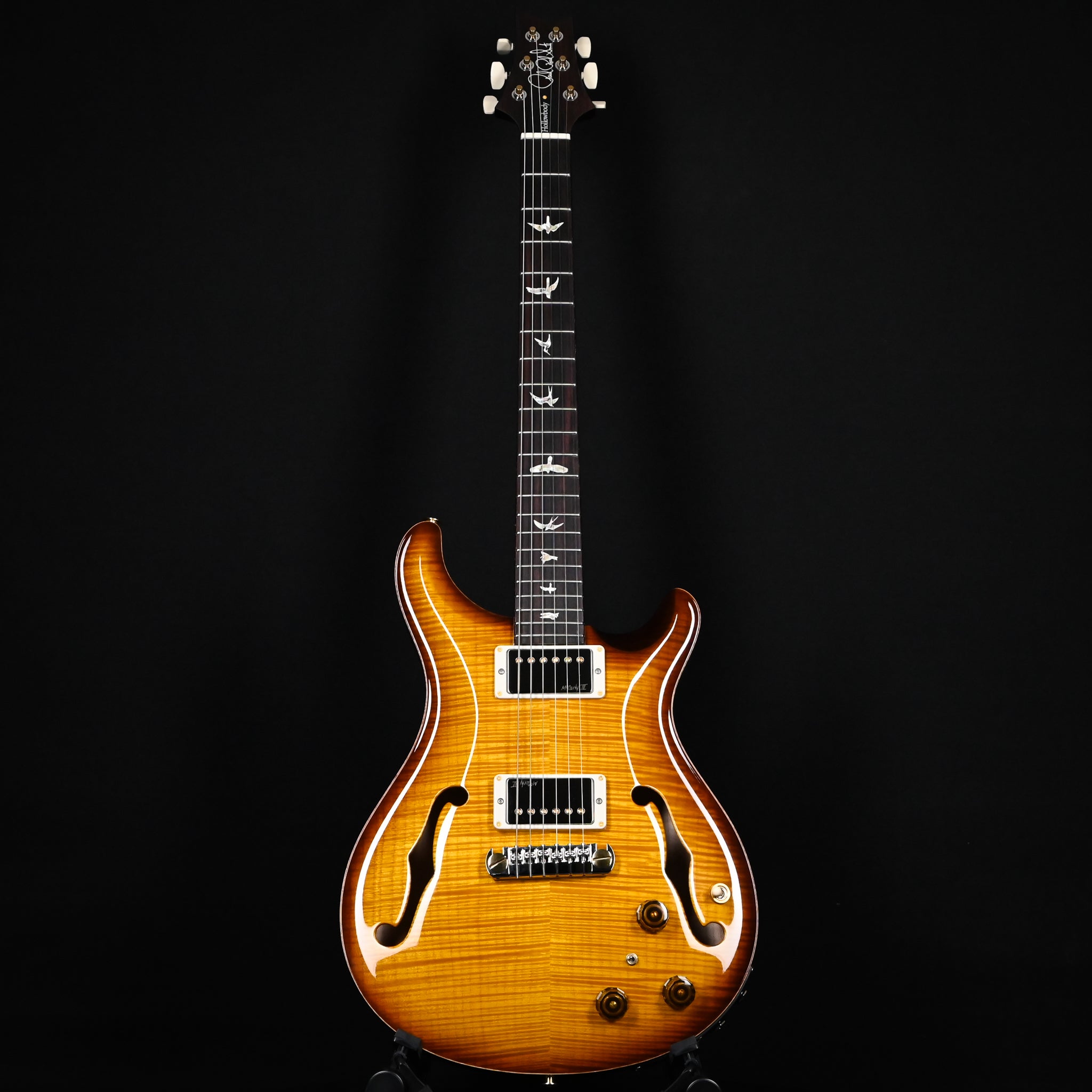 PRS Hollowbody II Piezo w/ 10 Top Electric Guitar- McCarty Tobacco Sunburst 2025 (0408519)