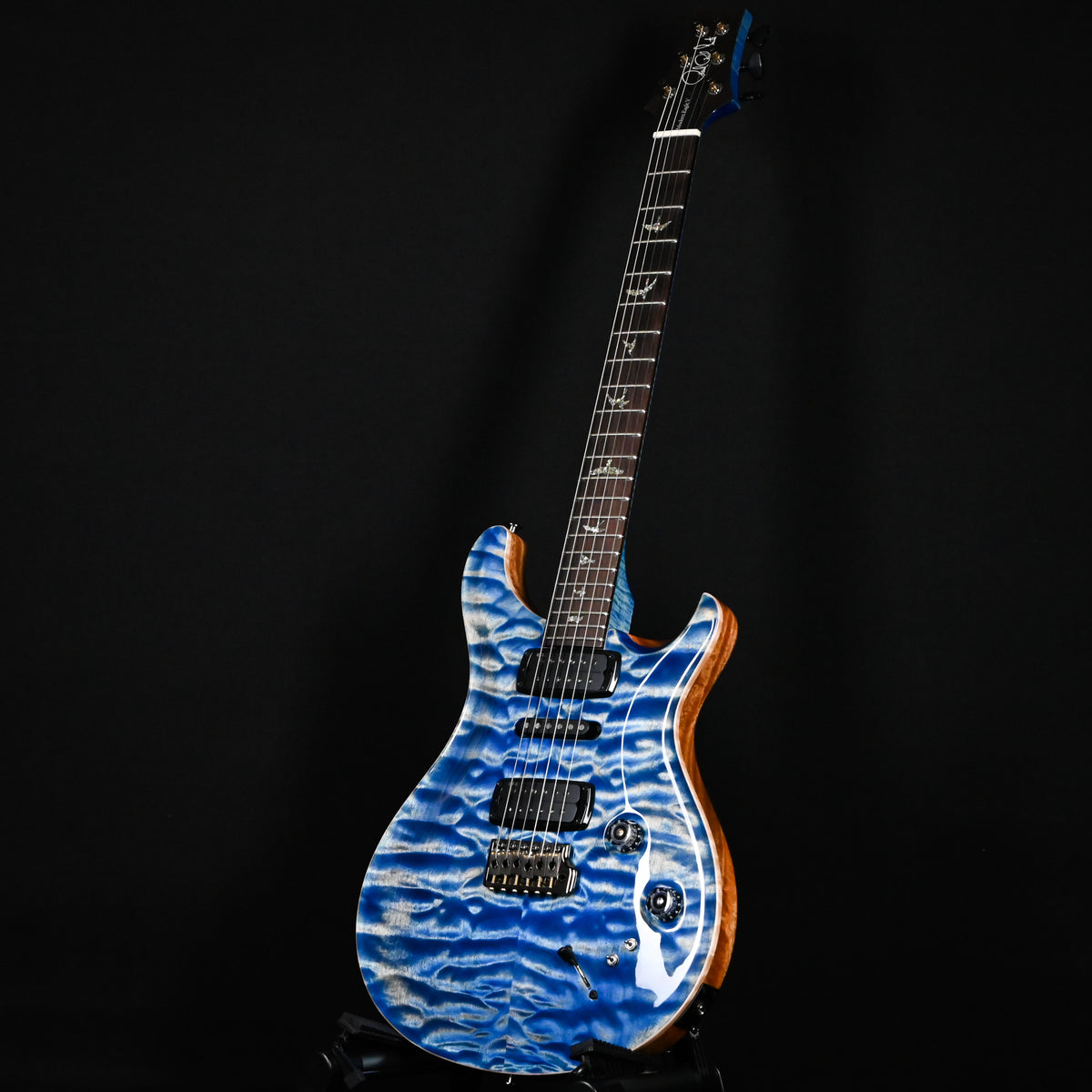 PRS Modern Eagle V Wood Library w/ 10-Top & Brazilian Rosewood Fingerboard Electric Guitar- Faded Blue Jean w/ Natural Back 2026 (0431580)