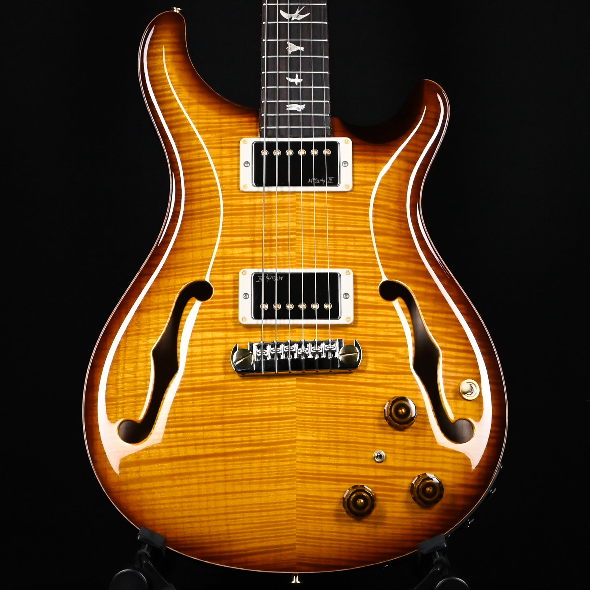 PRS Hollowbody II Piezo w/ 10 Top Electric Guitar- McCarty Tobacco Sunburst 2025 (0408519)