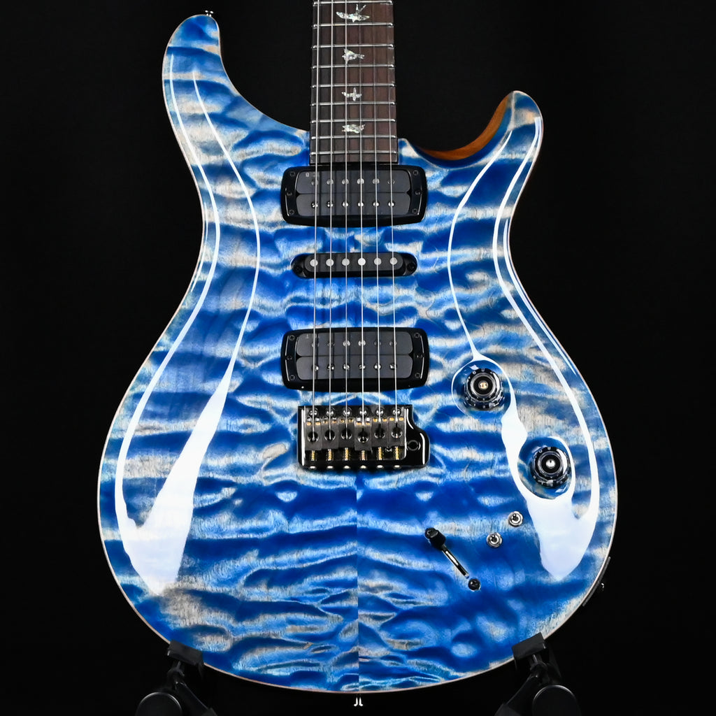 PRS Modern Eagle V Wood Library w/ 10-Top & Brazilian Rosewood Fingerboard Electric Guitar- Faded Blue Jean w/ Natural Back 2026 (0431580)
