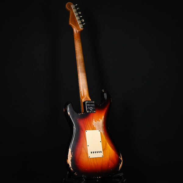 Fender Custom Shop Limited Edition '59 Stratocaster Roasted Heavy Relic- Wide Fade Chocolate 3 Tone Sunburst 2024 (CZ583584)