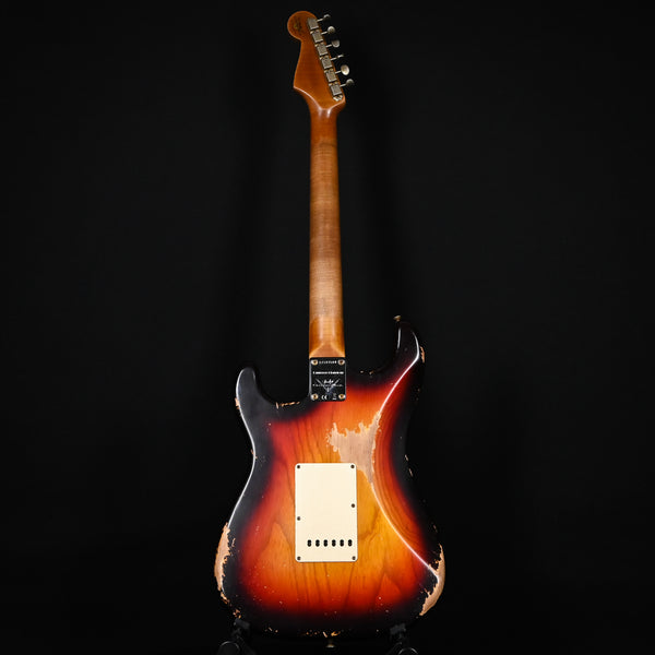 Fender Custom Shop Limited Edition '59 Stratocaster Roasted Heavy Relic- Wide Fade Chocolate 3 Tone Sunburst 2024 (CZ583584)