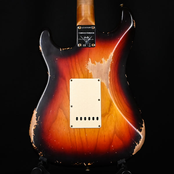 Fender Custom Shop Limited Edition '59 Stratocaster Roasted Heavy Relic- Wide Fade Chocolate 3 Tone Sunburst 2024 (CZ583584)