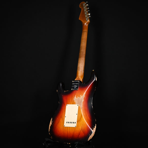 Fender Custom Shop Limited Edition '59 Stratocaster Roasted Heavy Relic- Wide Fade Chocolate 3 Tone Sunburst 2024 (CZ583584)