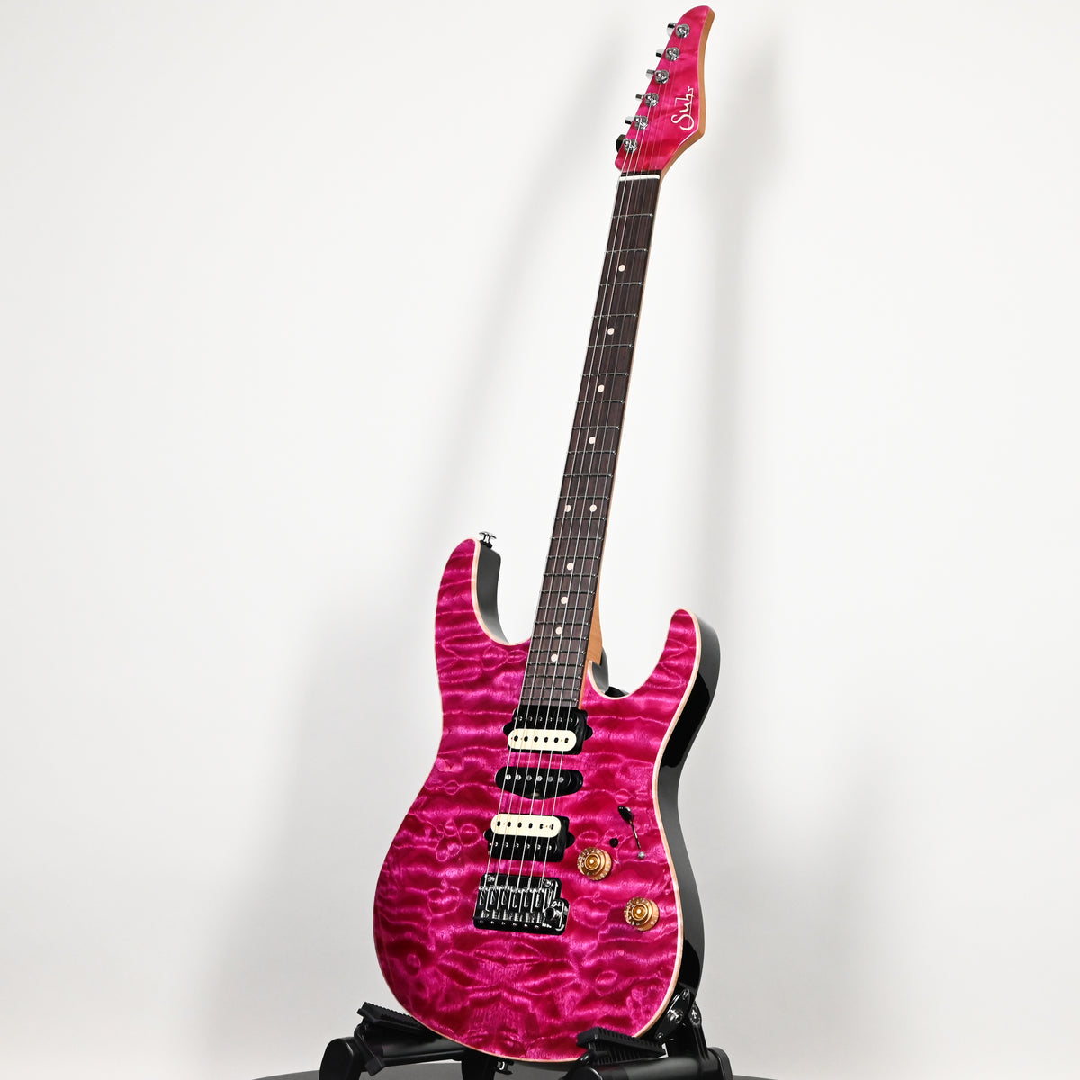 Suhr Custom Modern Electric Guitar- Magenta Pink Stain 2026 (93645)