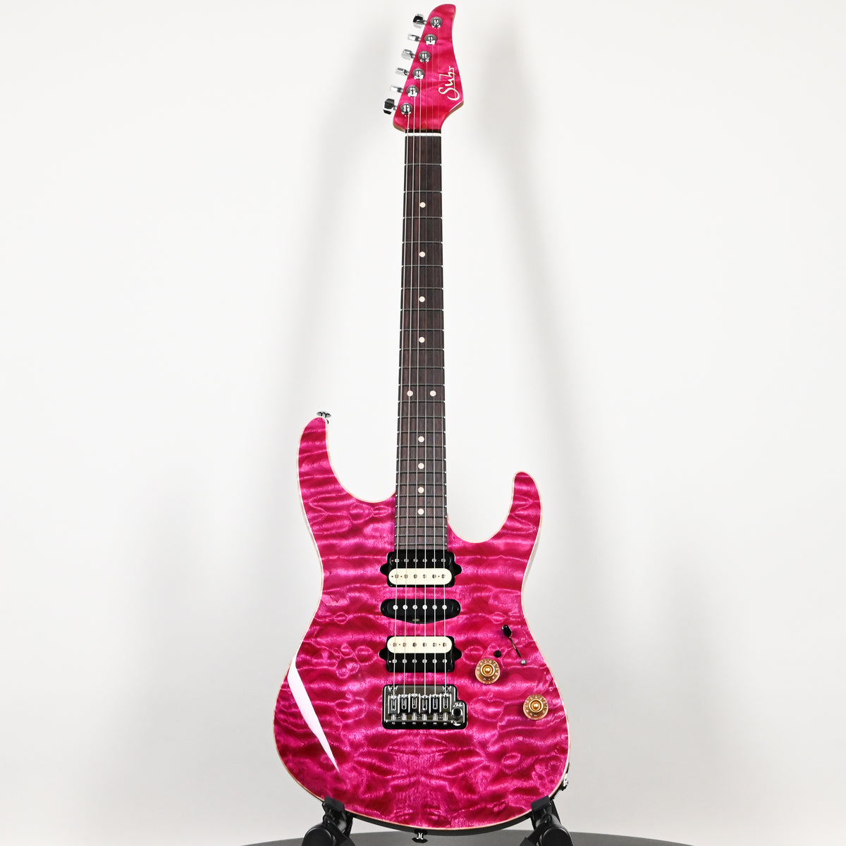Suhr Custom Modern Electric Guitar- Magenta Pink Stain 2026 (93645)