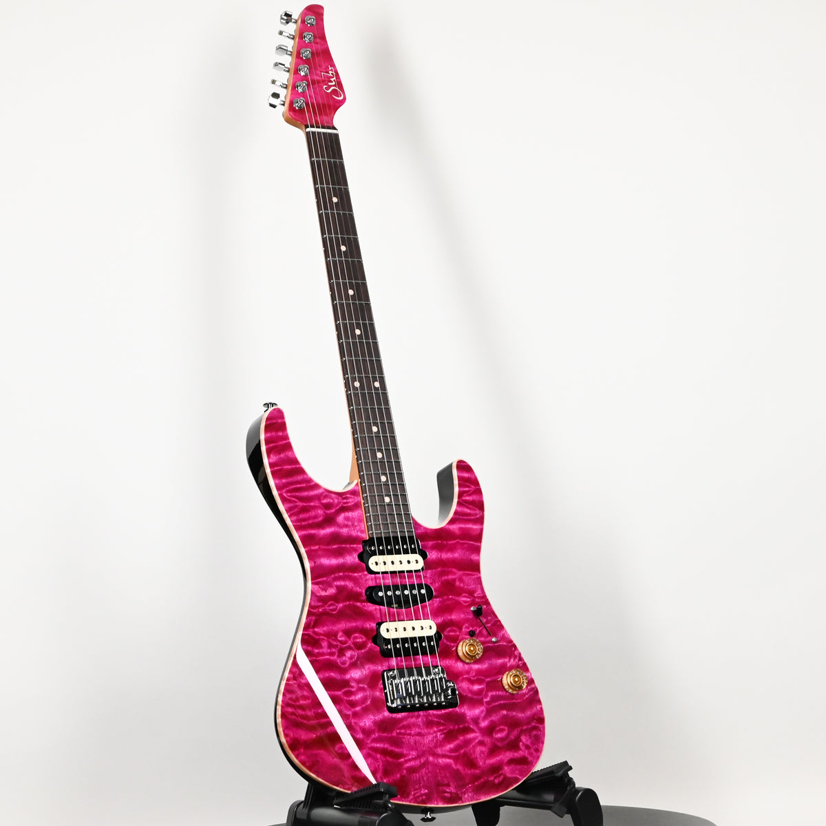 Suhr Custom Modern Electric Guitar- Magenta Pink Stain 2026 (93645)