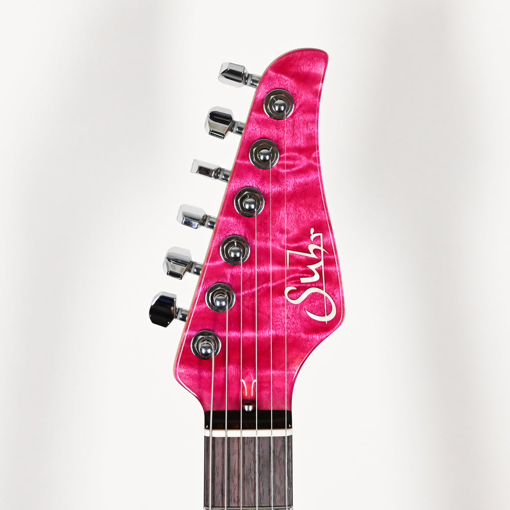 Suhr Custom Modern Electric Guitar- Magenta Pink Stain 2026 (93645)