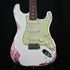Fender Custom Shop 1962 Stratocaster Heavy Relic Olympic White over Pink Paisley 2023 (R133287)
