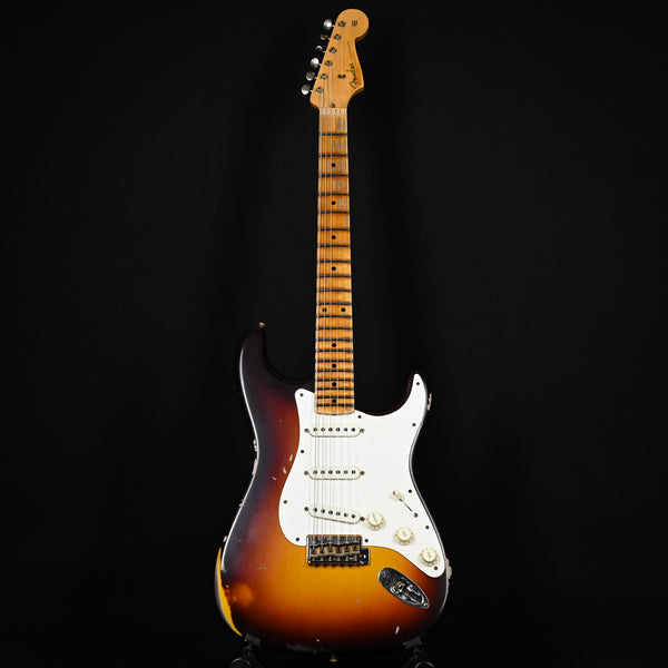 Fender Custom Shop Limited Edition Fat 50's Stratocaster Relic- Wide Fade Chocolate 2 Tone Sunburst 2024 (CZ583499)