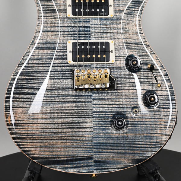 PRS Custom 24 Piezo w/ 10-Top & DMO Pickups Electric Guitar- Faded Whale Blue 2026 (0423797)