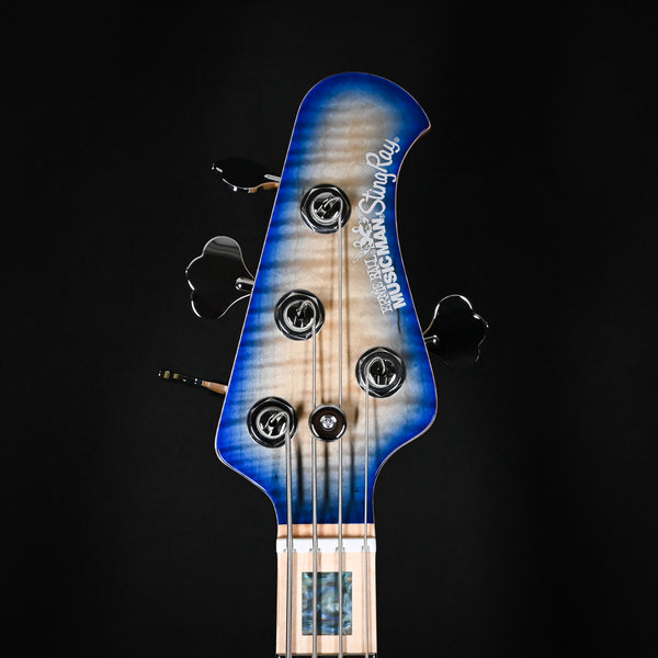 Ernie Ball Music Man BFR StingRay Special Bass Guitar (No. /150)- Paua Blue Burst (F89528)