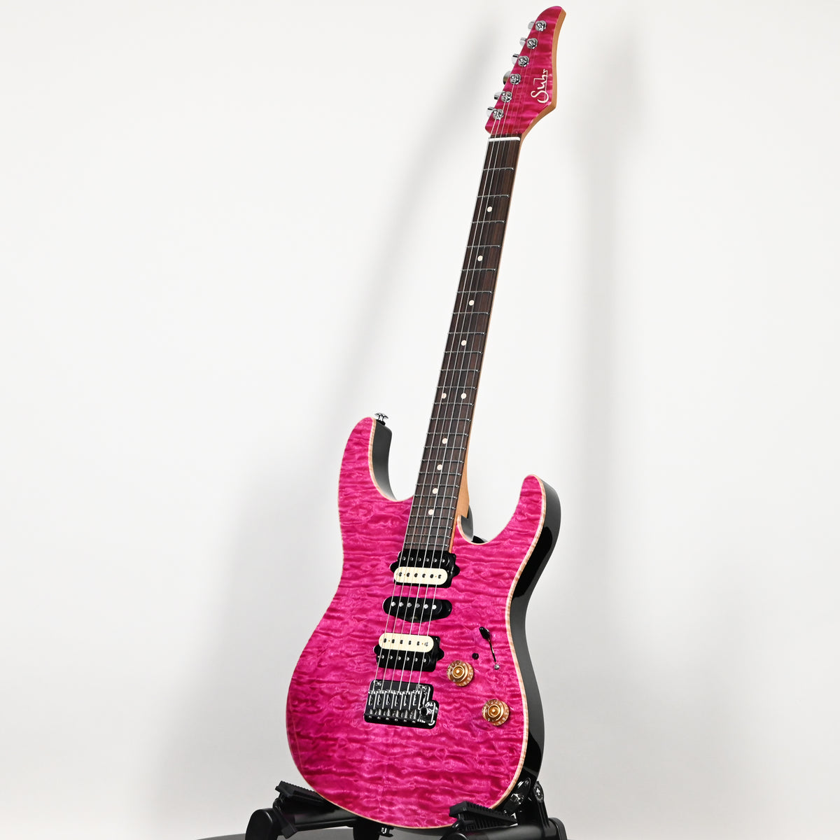 Suhr Custom Modern Electric Guitar- Magenta Pink Stain 2026 (93646)