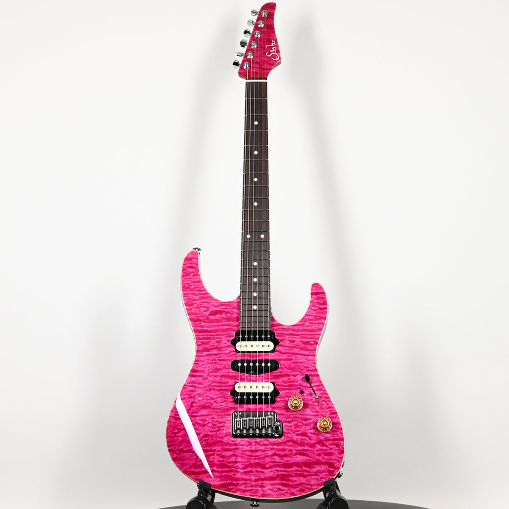 Suhr Custom Modern Electric Guitar- Magenta Pink Stain 2026 (93646)