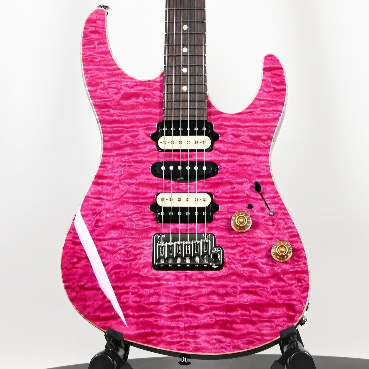Suhr Custom Modern Electric Guitar- Magenta Pink Stain 2026 (93646)