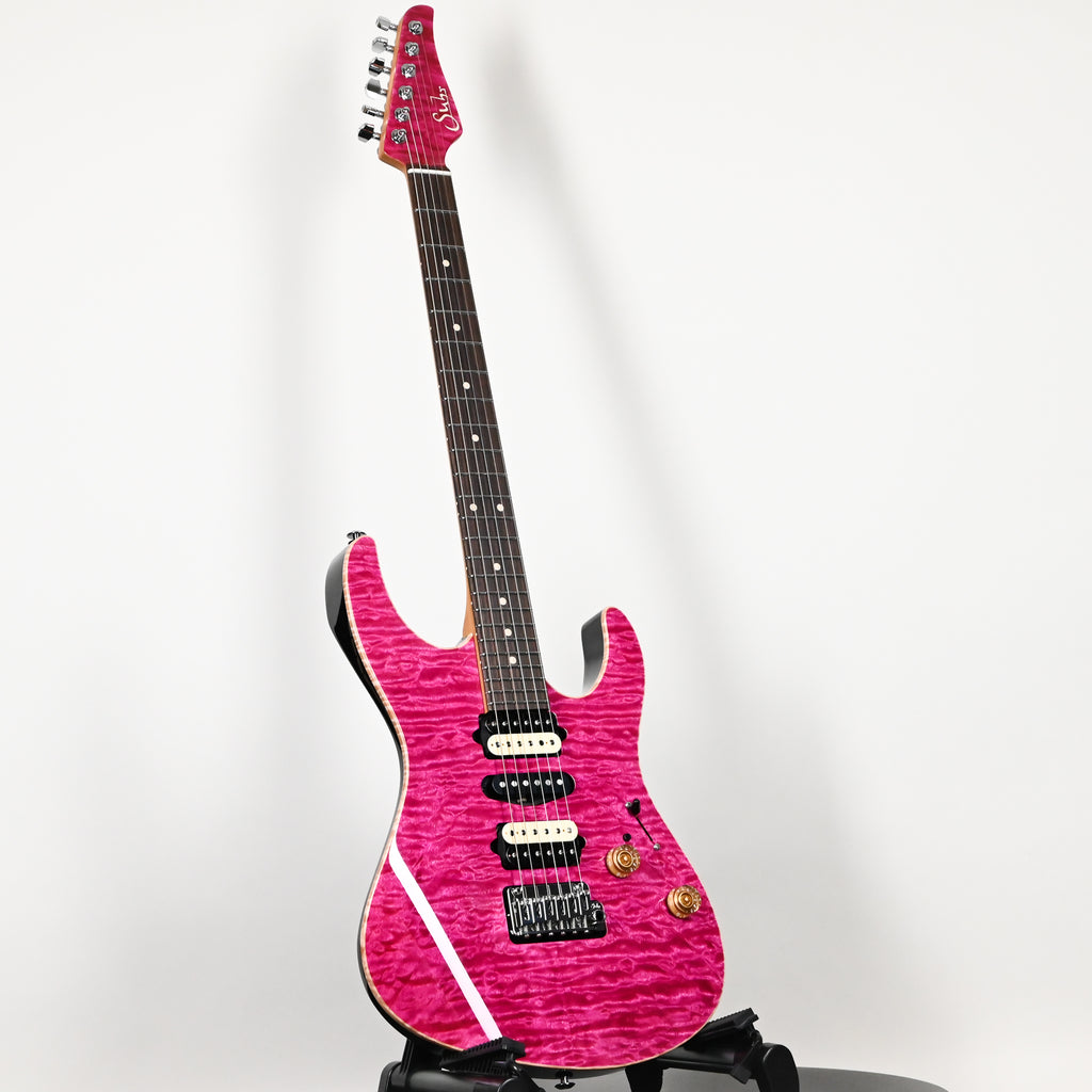 Suhr Custom Modern Electric Guitar- Magenta Pink Stain 2026 (93646)