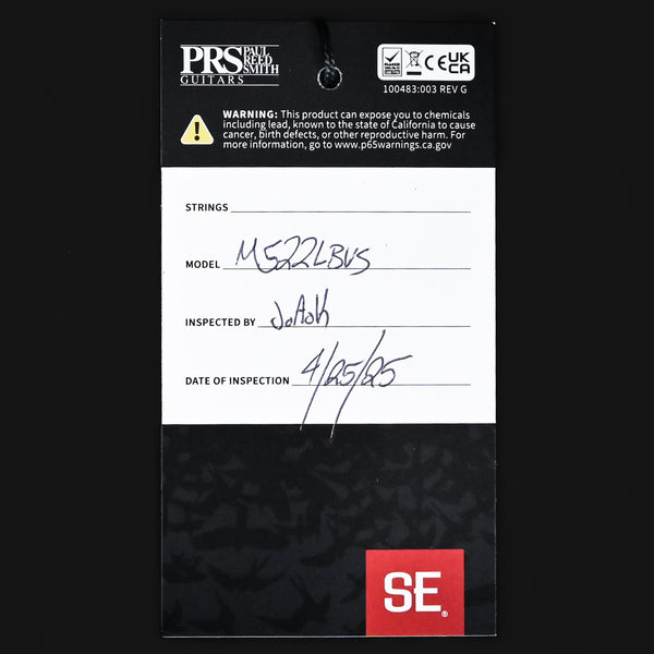 PRS SE McCarty 594 Laurel Burl Limited Edition- Vintage Sunburst (CTIH006800)