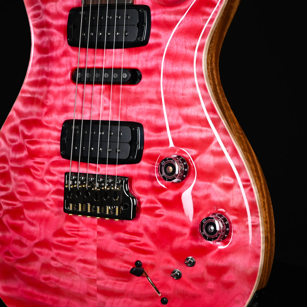 PRS Modern Eagle V Wood Library w/ 10-Top & Brazilian Rosewood Fingerboard Electric Guitar- Bonne Pink 2026 (0431579)