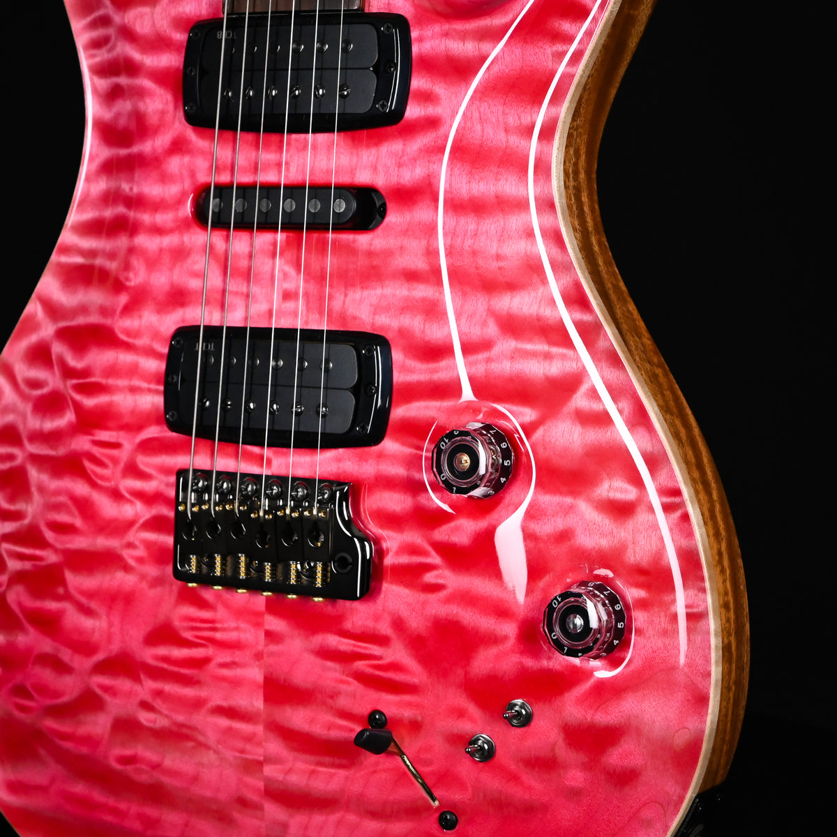 PRS Modern Eagle V Wood Library w/ 10-Top & Brazilian Rosewood Fingerboard Electric Guitar- Bonne Pink 2026 (0431579)