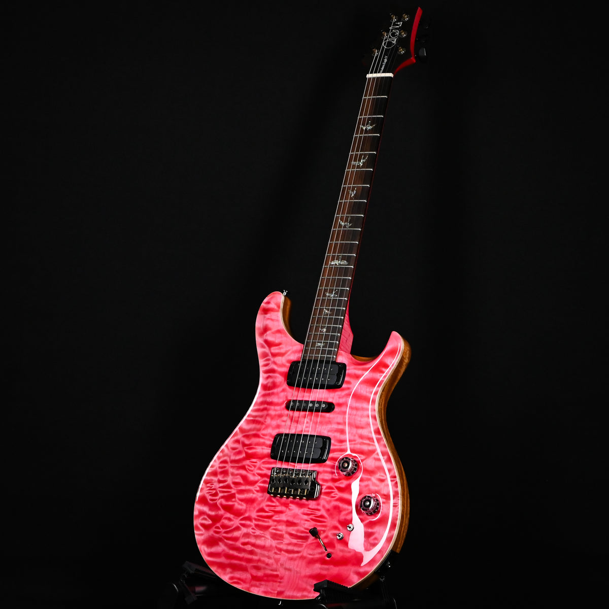 PRS Modern Eagle V Wood Library w/ 10-Top & Brazilian Rosewood Fingerboard Electric Guitar- Bonne Pink 2026 (0431579)