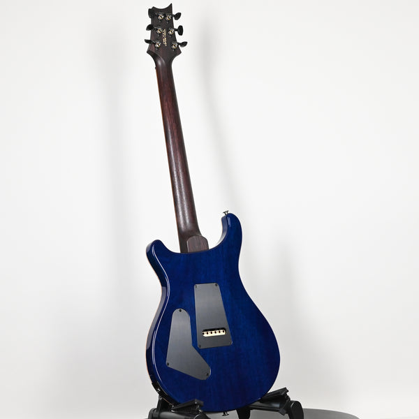 PRS Custom 24 Wood Library w/ 10-Top, Brazilian Rosewood, & 58/15 LT Pickups- Makena Blue 2026 (0427278)