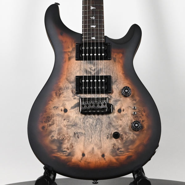PRS SE Custom 24-08 Poplar Burl Limited Edition- Charcoal Cherry Midnight Burst 2025 (CTIG116968)