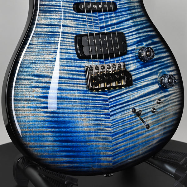 PRS Modern Eagle V Wood Library w/ 10-Top & Brazilian Rosewood Fingerboard Electric Guitar- Faded Blue Jean Wraparound 2025 (0416651)