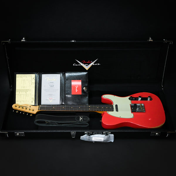 Fender Custom Shop '63 Telecaster Relic- Aged Fiesta Red 2024 (CZ582161)