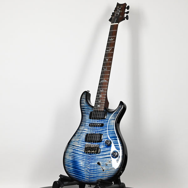 PRS Modern Eagle V Wood Library w/ 10-Top & Brazilian Rosewood Fingerboard Electric Guitar- Faded Blue Jean Wraparound 2025 (0416651)