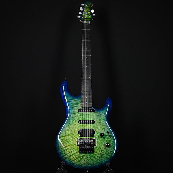 Ernie Ball Music Man BFR Luke 4 HSS w/ Ebony Fingerboard Electric Guitar (No. 69/150)- Green Tide (DO1543)