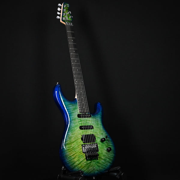 Ernie Ball Music Man BFR Luke 4 HSS w/ Ebony Fingerboard Electric Guitar (No. 69/150)- Green Tide (DO1543)