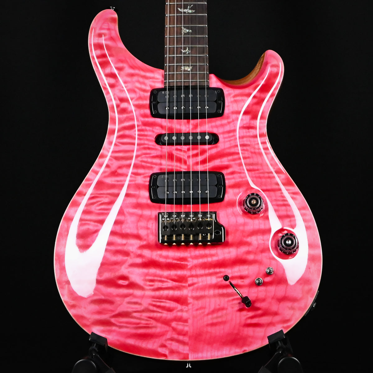 PRS Modern Eagle V Wood Library w/ 10-Top & Brazilian Rosewood Fingerboard Electric Guitar- Bonne Pink 2026 (0431546)