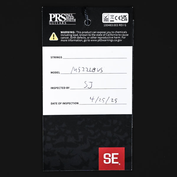 PRS SE McCarty 594 Laurel Burl Limited Edition- Vintage Sunburst (CTIH002543)