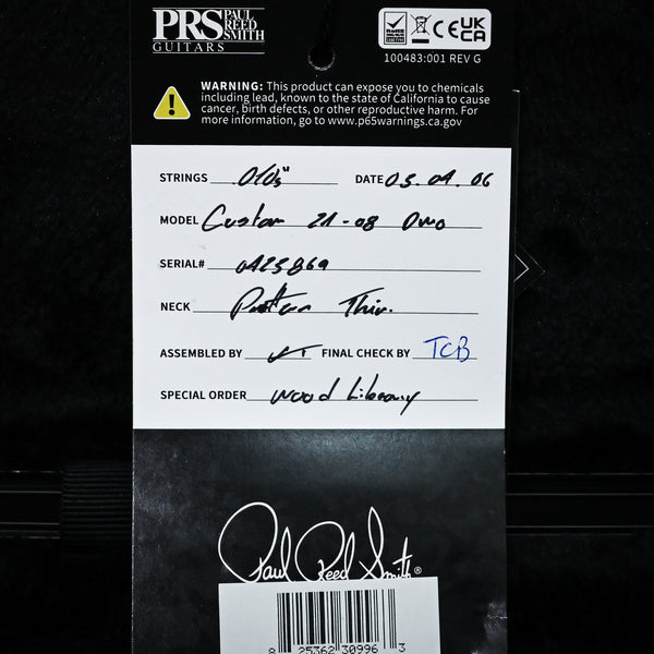 PRS Custom 24-08 w/ 10-Top, Flame Maple Neck, & DMO Pickups Electric Guitar- Sprayer's Choice 2026 (0425869)