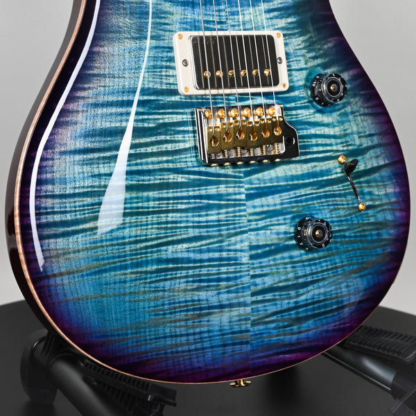 PRS Custom 24 Wood Library w/ 10-Top, Brazilian Rosewood, & 58/15 LT Pickups- Aquableux Purple Burst 2025 (0420380)