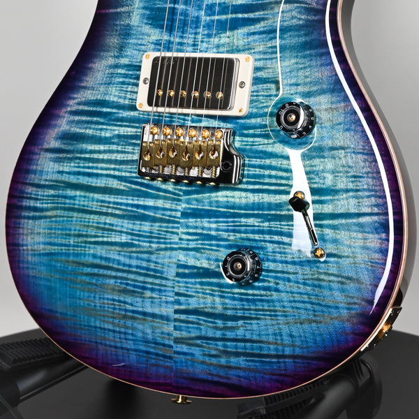 PRS Custom 24 Wood Library w/ 10-Top, Brazilian Rosewood, & 58/15 LT Pickups- Aquableux Purple Burst 2025 (0420380)
